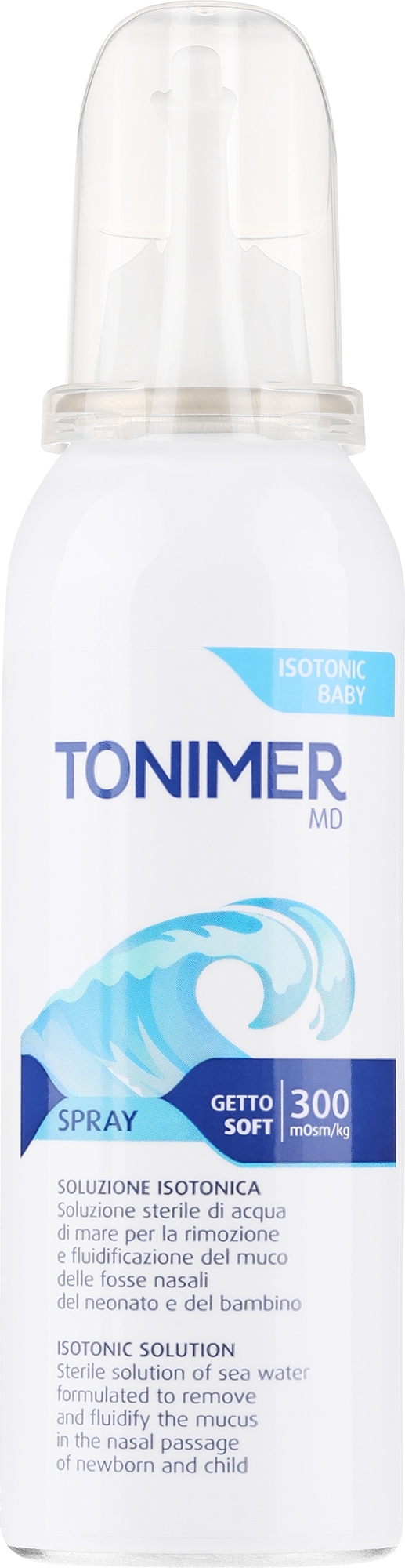 Ізотонічний дитячий назальний спрей - Tonimer MD Isotonic Baby Soft Spray — фото 100ml