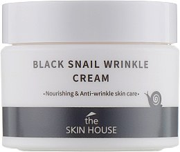 Живильний крем з колагеном і муцином чорного равлика - The Skin House Black Snail Wrinkle Cream — фото N2
