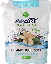 Жидкое мыло "Гардения и ваниль" - Apart Natural Gardenia & Vanille Soap (дой-пак) — фото N3