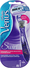 Парфумерія, косметика УЦІНКА! Бритва з 1 змінною касетою - Gillette Venus Swirl *