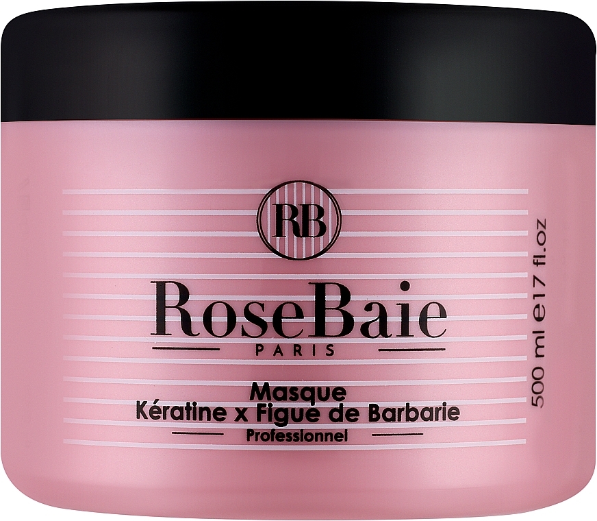 Маска для волосся "Кератин і опунція" - RoseBaie Keratin & Prickly Pear Mask — фото N1