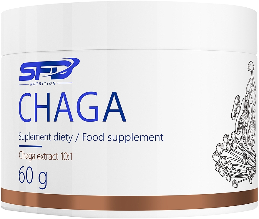Харчова добавка "Chaga" - SFD Nutrition Suplement Diety — фото N1