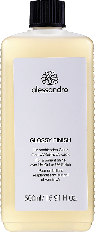 Рідина для блиску нігтів - Alessandro International Glossy Finish — фото N2