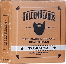 Духи, Парфюмерия, косметика Бальзам для бороды "Toscana" - Golden Beards Beard Balm
