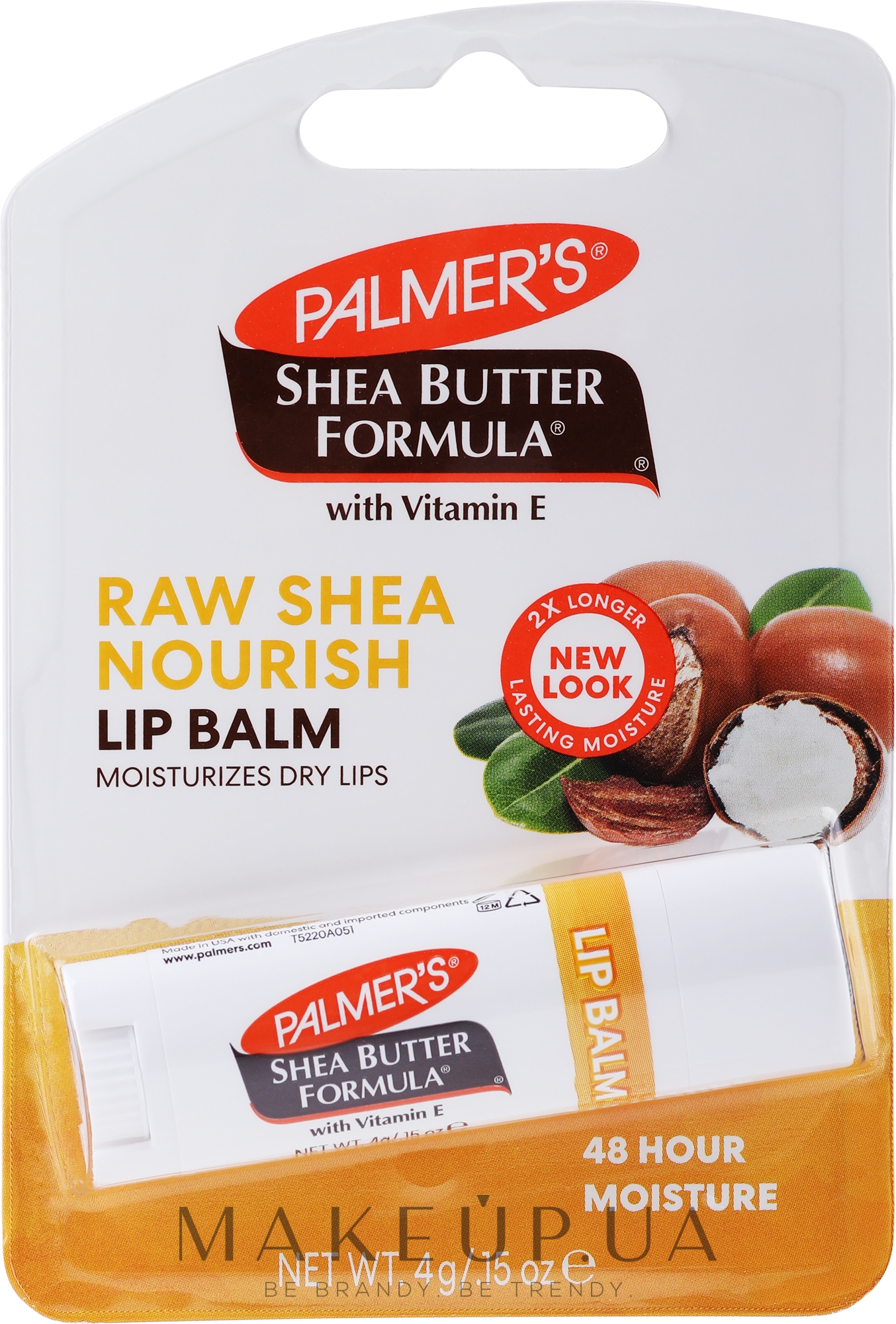 Бальзам для губ с маслом Ши - Palmer's Shea Formula Raw Shea Lip Balm — фото 4g
