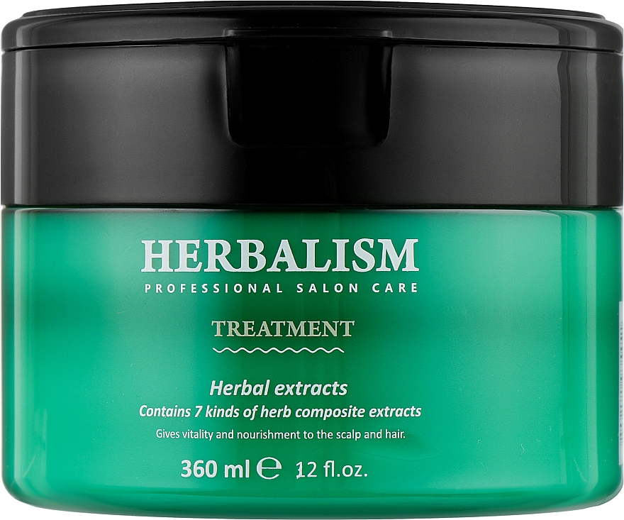 Травяная маска для волос с аминокислотами - La'dor Herbalism Treatment — фото N1