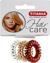 Парфумерія, косметика Резинки для волосся "Anti Ziep", 3 шт., діаметр 3.5 см. - Titania