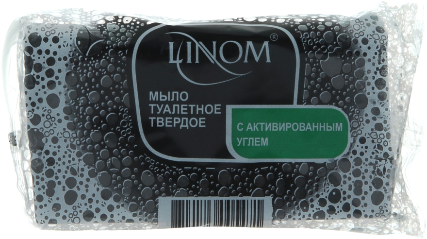 Мило тверде туалетне з активованим вугіллям - Linom