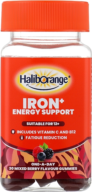 Пищевая добавка для взрослых "Железо" - Haliborange Iron+ Energy Support  — фото N1