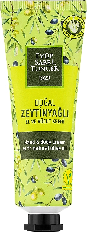 Парфюмированный крем для рук и тела с оливковым маслом и маслом ши - Eyup Sabri Tuncer Olive Oil Cream — фото N1
