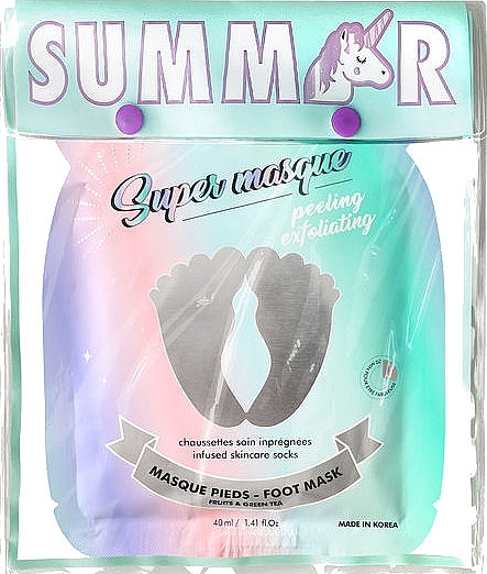 Набор - Inuwet Summer Set Foot Masks (foot/mask/16ml + foot/mask/40ml) — фото N1