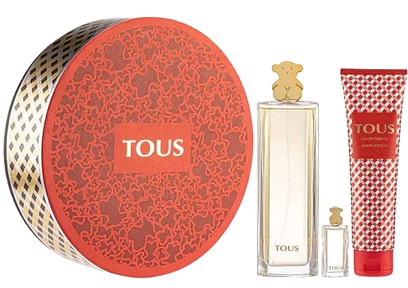 Tous Eau De Toilette - Набір (edt/90ml + edt/mini/10ml + b/lot/150ml) — фото N1