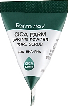 Скраб для лица с центеллой - FarmStay Cica Farm Baking Powder Pore Scrub — фото N4