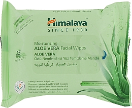 Парфумерія, косметика Зволожувальні серветки для обличчя, з алое вера - Himalaya Moisturizing Aloe Vera Facial Wipes