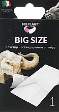 Парфумерія, косметика Пластир "Big Size" для ран нестандартного розміру - Milplast