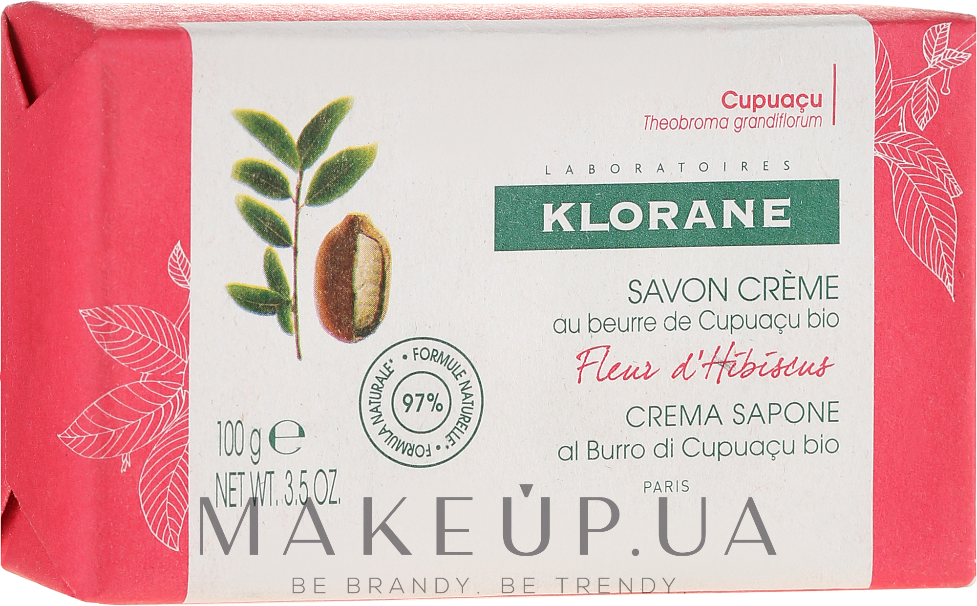 Мило - Klorane Cupuacu Hibiscus Flower Cream Soap — фото 100g