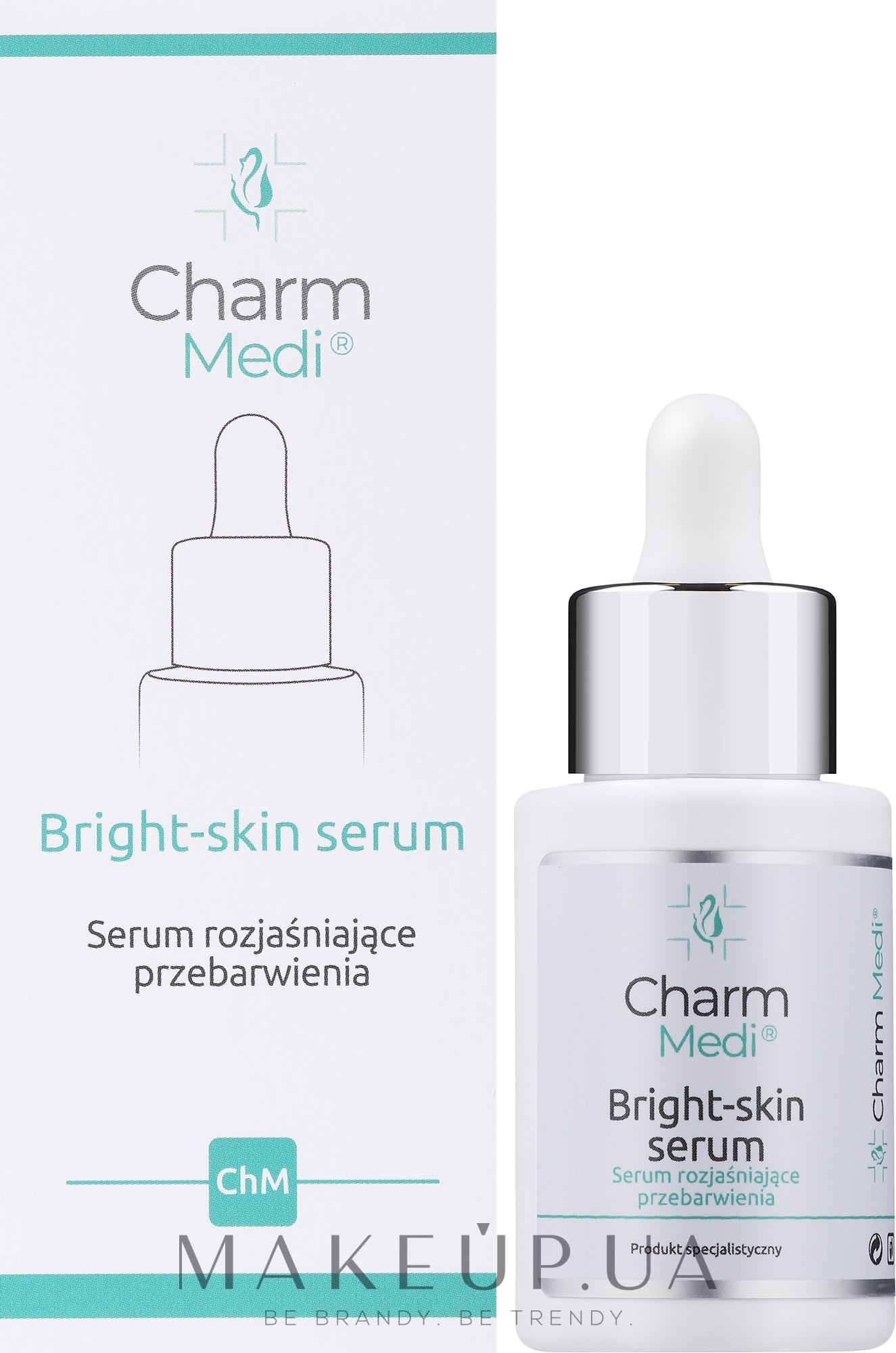 Сироватка для обличчя освітлювальна - Charmine Rose Charm Medi Bright-Skin Serum — фото 50ml