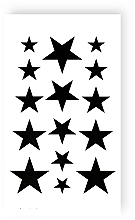 Временное тату "Черные звезды" - Ne Tattoo — фото N2