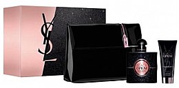 Духи, Парфюмерия, косметика Yves Saint Laurent Black Opium - Набор (edp 50ml + b/l 50ml + bag)