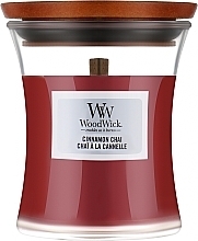 Духи, Парфюмерия, косметика Ароматическая свеча в стакане - WoodWick Hourglass Candle Cinnamon Chai