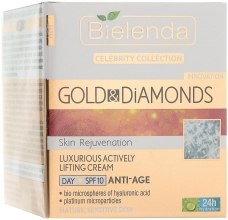 Духи, Парфюмерия, косметика Эксклюзивный дневной крем для лица - Bielenda Celebrity Collection Gold & Diamonds Day Cream SPF10