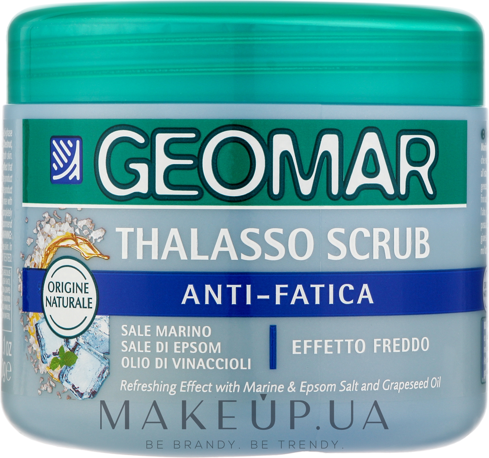 Таласо-скраб для тіла проти стомленості - Geomar Thalasso Scrub Anti-Fatique — фото 600g