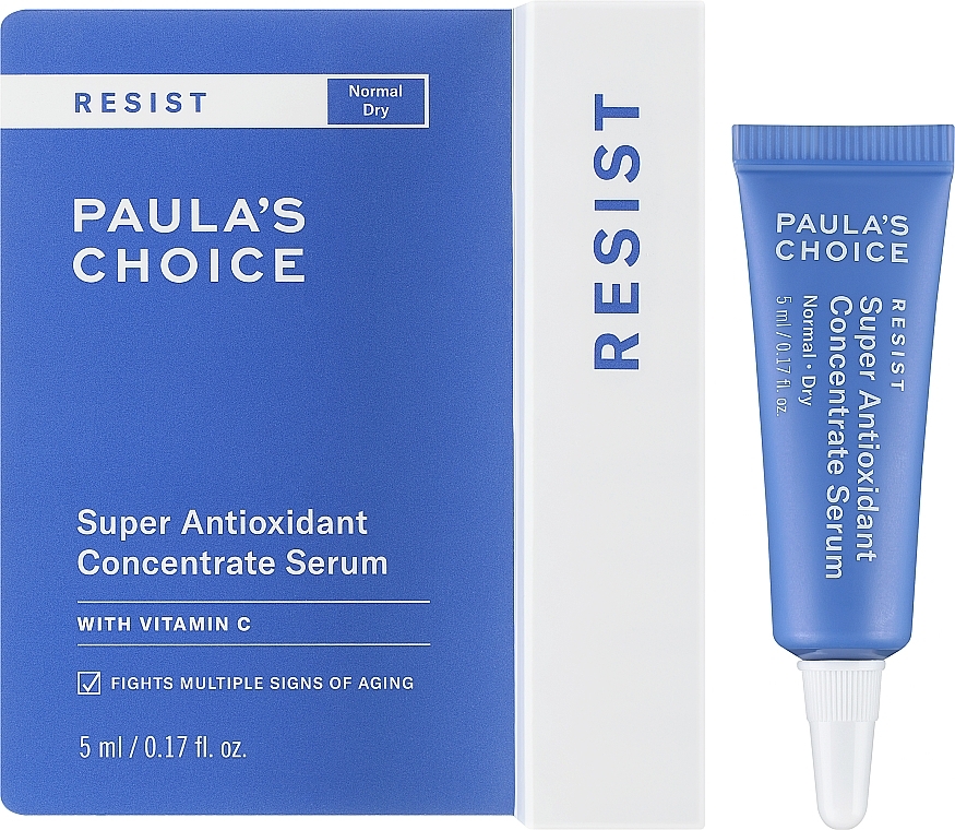 Антиоксидантная сыворотка с витамином С для лица - Paula's Choice Resist Anti-Aging Super Antioxidant Concentrate Serum Travel Size — фото N2