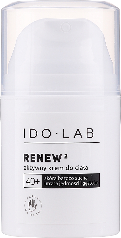 Інтенсивний зволожувальний крем для тіла - Idolab Renew2 Cream 40+ — фото N1