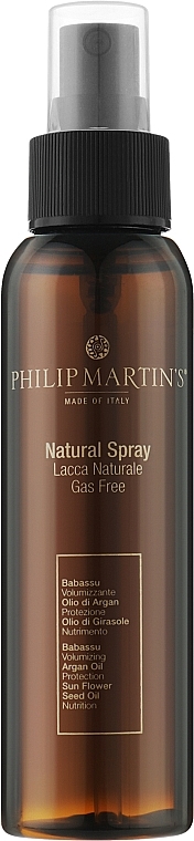 Натуральний лак без газу середньої фіксації - Philip Martin's Natural Spray — фото N1