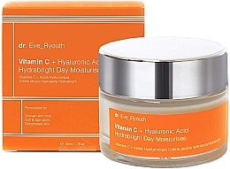 Денний зволожувальний крем для обличчя - Dr. Eve_Ryouth Vitamin C + Hyaluronic Acid Hydrabright Day Moisturiser — фото N1
