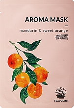 Парфумерія, косметика Маска для обличчя "Мандарина і солодкий апельсин" - Beaudiani Aroma Mask Mandarin & Sweet Orange