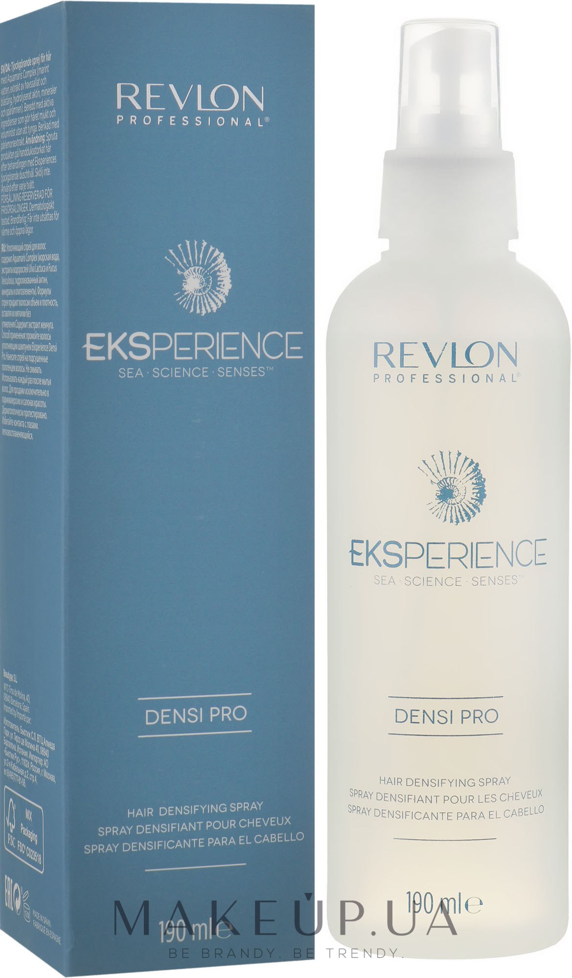 Спрей уплотняющий волосы - Revlon Professional Eksperience Pro Densi Spray — фото 190ml