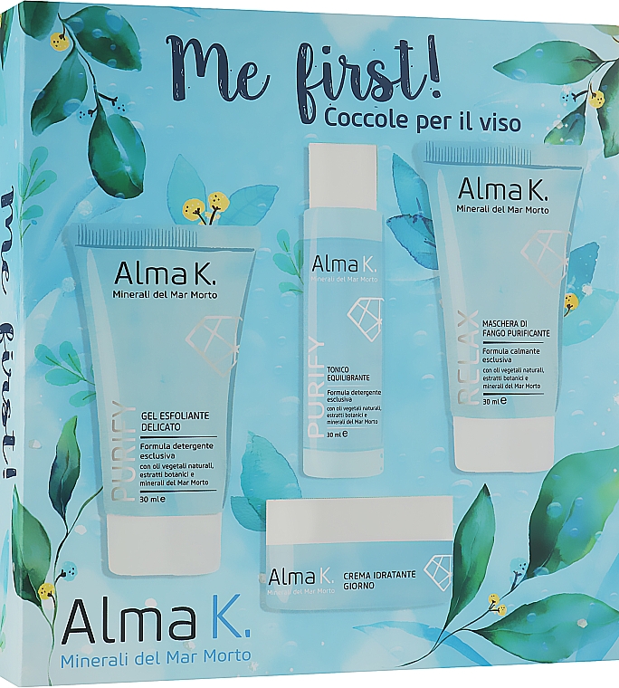 Набор ухода за лицом "Сначала Я!" - Alma K Me First Face Care Kit (gel/30ml + toner/15ml + cr/15ml + mask/30ml) — фото N7