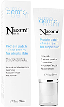 Парфумерія, косметика Крем для обличчя - Nacomi Protein Patch Face Cream Atopic Skin