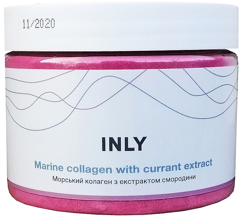 Низкомолекулярный морской коллаген с экстрактом смородины и кленовым сиропом - Inly Marine Collagen With Currant Extract — фото N1