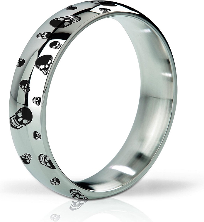 Эрекционное кольцо, 48 мм, с гравировкой - Mystim Earl Strainless Steel Cock Ring  — фото N2