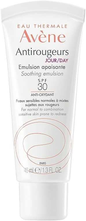 Эмульсия для лица от покраснений - Avene Antirougeurs Jour Day Emulsion SPF 30