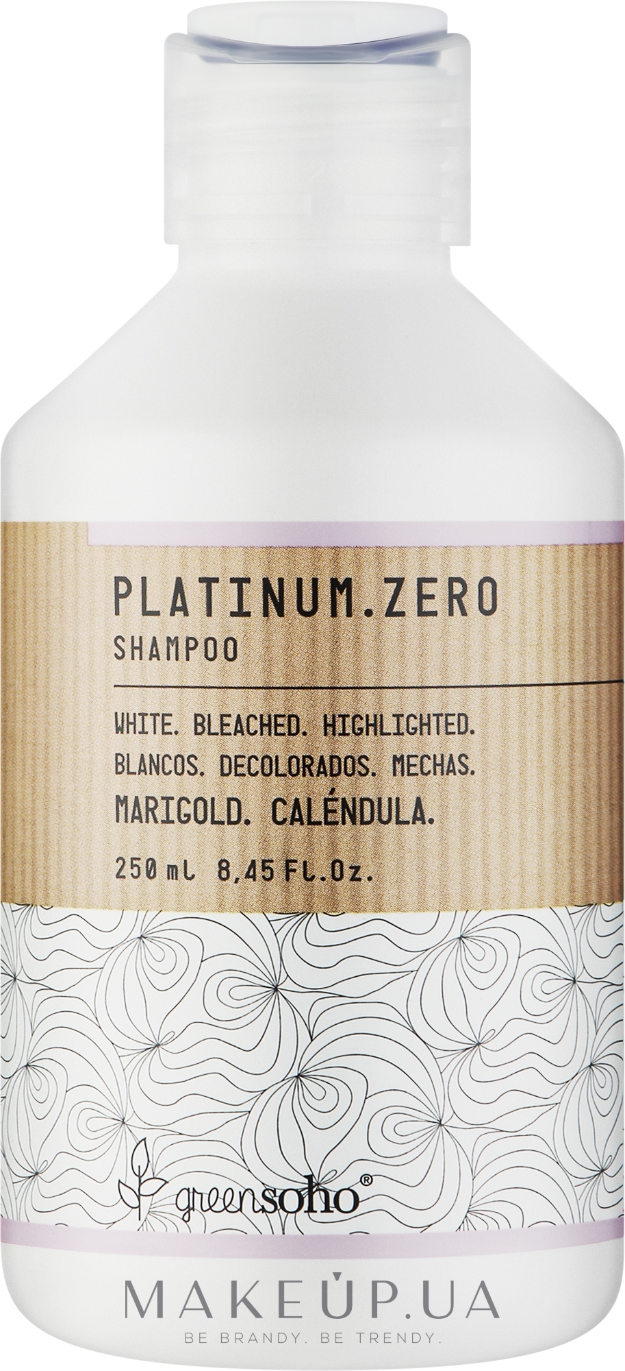 Шампунь для захисту світлого волосся - GreenSoho Platinum.Zero Shampoo — фото 250ml