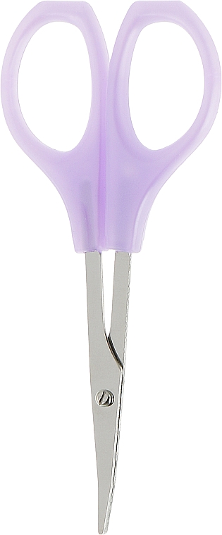 Безпечні манікюрні ножиці, 412405, фіолетові - Beauty Line