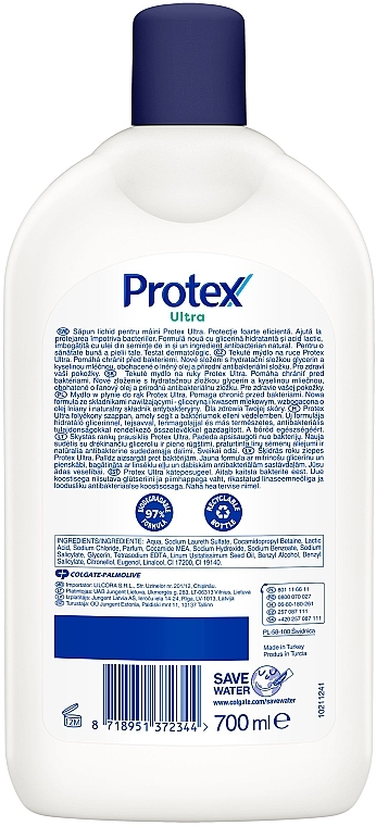 Антибактериальное жидкое мыло - Protex Ultra Soap (сменный блок) — фото N2