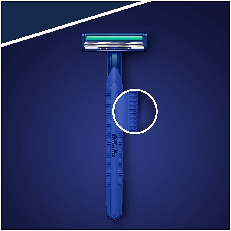 Набір одноразових станків для гоління, 5шт - Gillette Blue II Plus * — фото N5