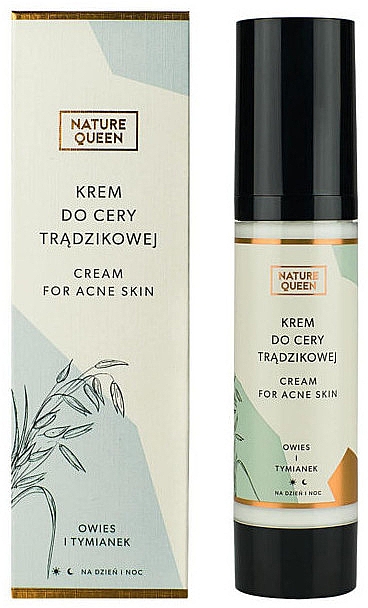 Крем для кожи лица склонной к акне - Nature Queen Cream For The Acne Skin — фото N1