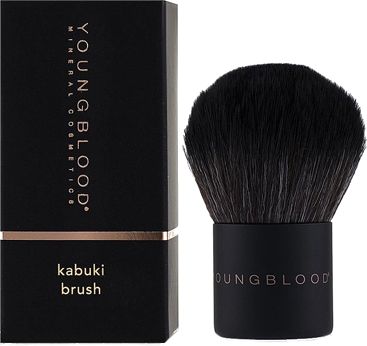 Пензель кабукі для макіяжу - Youngblood YB1 Kabuki Brush — фото N1