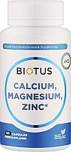 Парфумерія, косметика Дієтична добавка "Комплекс кальций, магний, цинк и витамин D3" - Biotus