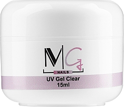 Гель для нарощування - MG Nails UV Gel Clear — фото N1