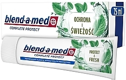 Зубна паста "Захист і свіжість" - Blend-A-Med Complete Fresh Protect & Fresh Toothpaste — фото N1