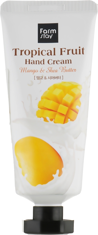 Крем для рук с манго и маслом ши - FarmStay Tropical Fruit Hand Cream Mango & Shea Butter — фото N1