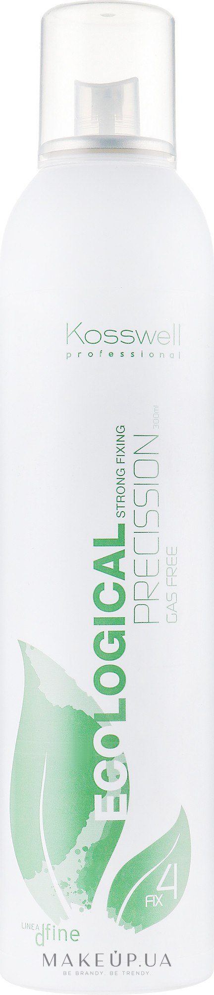 Екологічний лак для волосся сильної фіксації - Kosswell Professional Dfine Precission Ecological — фото 300ml