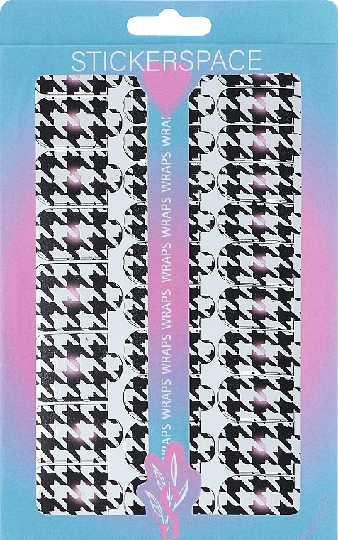 Дизайнерські наклейки для нігтів "Puppytooth 01" - StickersSpace — фото N1