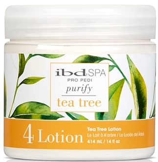Очищающий массажный лосьон для ног с экстрактом чайного дерева - IBD Spa Tea Tree Purify Pedi Spa Massage Lotion — фото N1